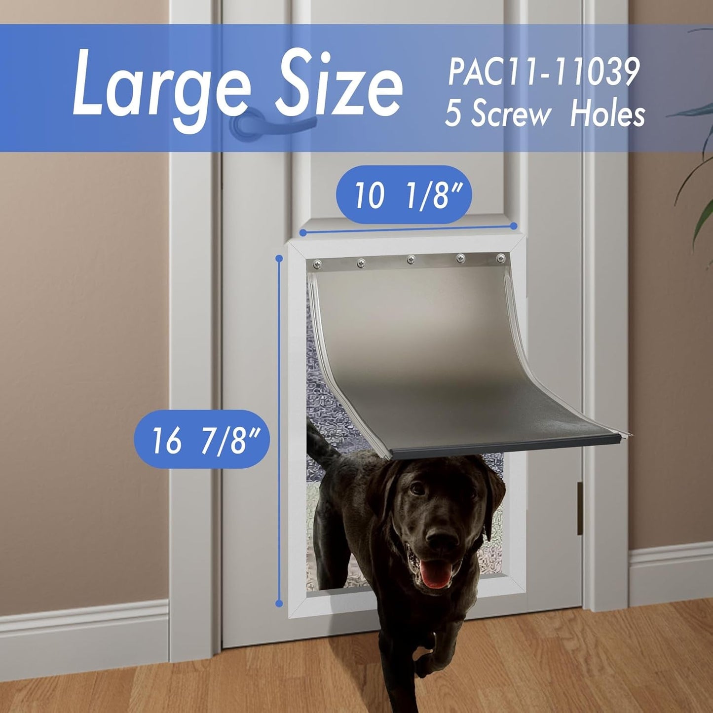 2PACK Dog Door Replacement Flaps - Fits Petsafe Dog Door PAC11 - 11039 Measures 10 - LazyComfort
