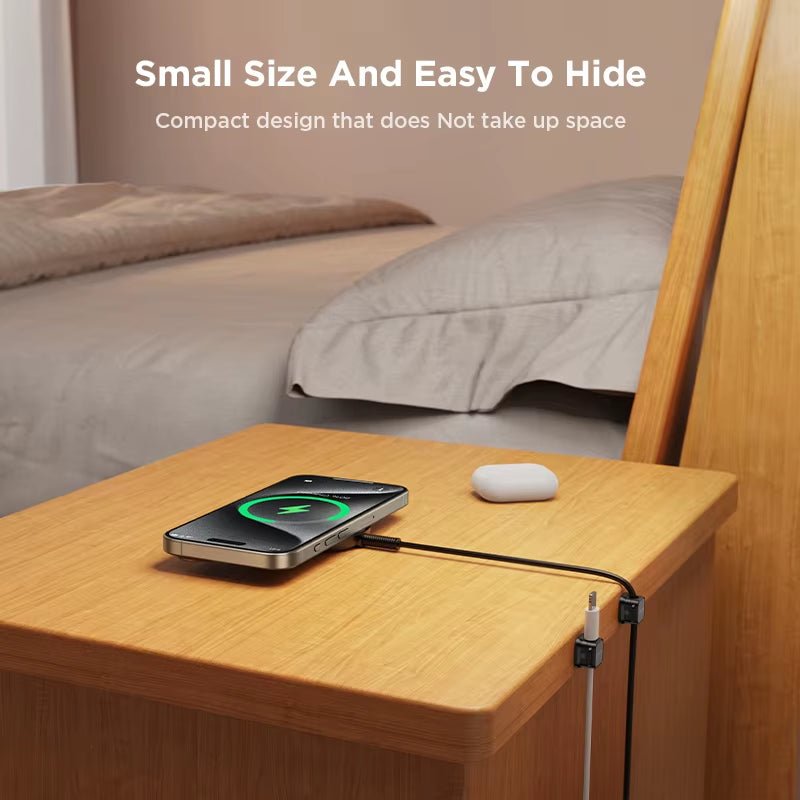 3/6PCS Magnetic Cable Clips Adjustable Cable Cord Organizer under Desk Cable Management Wire Keeper Desktop Cable Holder - LazyComfort