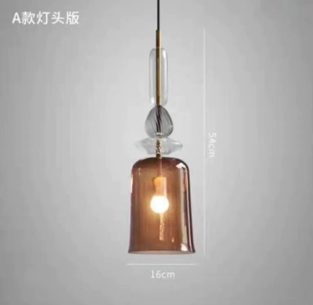 Scandinavian Colorful Glass Pendant Light