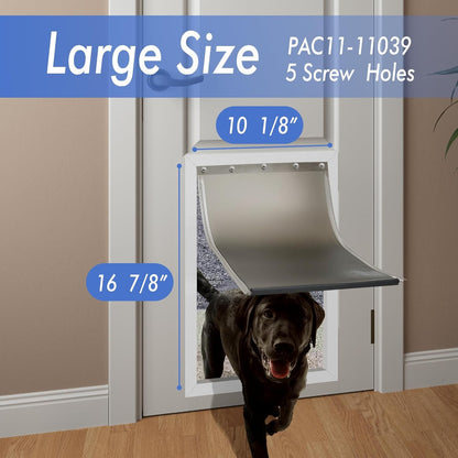 2PACK Dog Door Replacement Flaps - Fits Petsafe Dog Door PAC11 - 11039 Measures 10 - LazyComfort