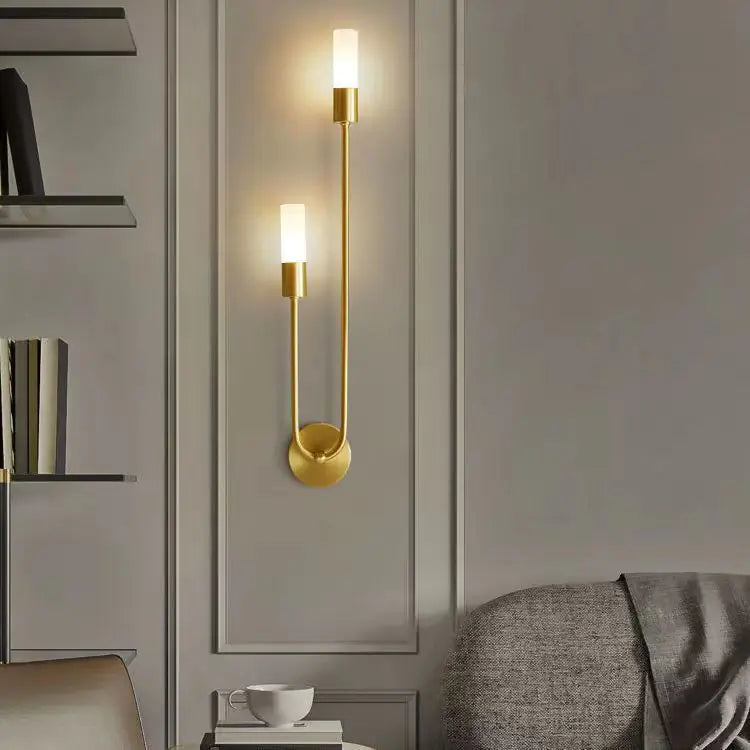 Modern Nordic Double-Head Wall Light for Bedroom