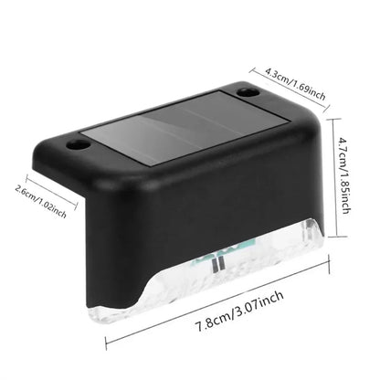Stair LED Solar Lamp IP65 Outdoor Garden Light Pathway Yard Patio Steps Fence Lamps Garden Decor Solar Light Outdoors