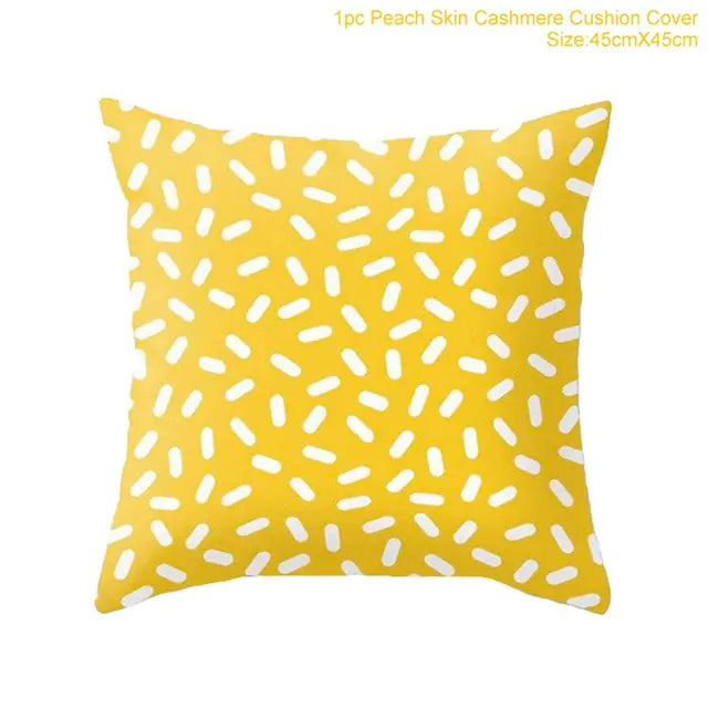 Simple Fashion Print Pillow Cover for Home and Car
