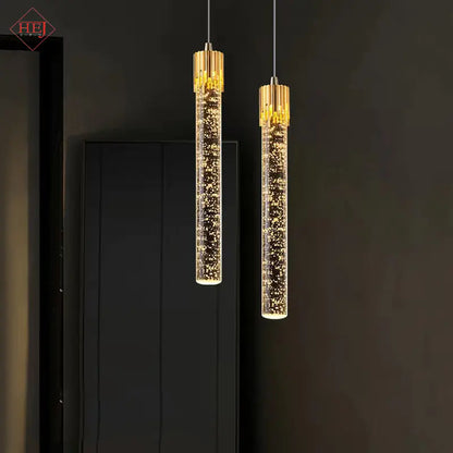 Modern Minimalist Double-Head Pendant Light for Bedroom