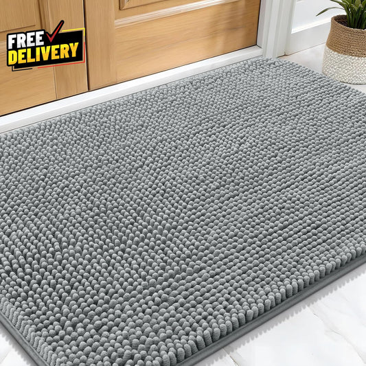 Dog Door Mat for Muddy Paws 30X20 Absorbs Moisture and Dirt Absorbent Non - Slip - LazyComfort