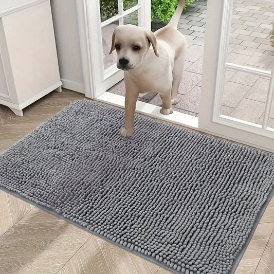 Dog Door Mat for Muddy Paws Absorbs Moisture and Dirt Absorbent Non - Slip Washable Mat Quick Dry Microfiber Mud Mat for Dogs Entry Indoor Door Mat for inside Floor - LazyComfort