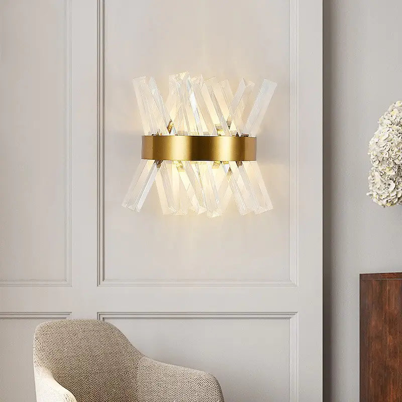 Elegant Crystal Wall Lamp