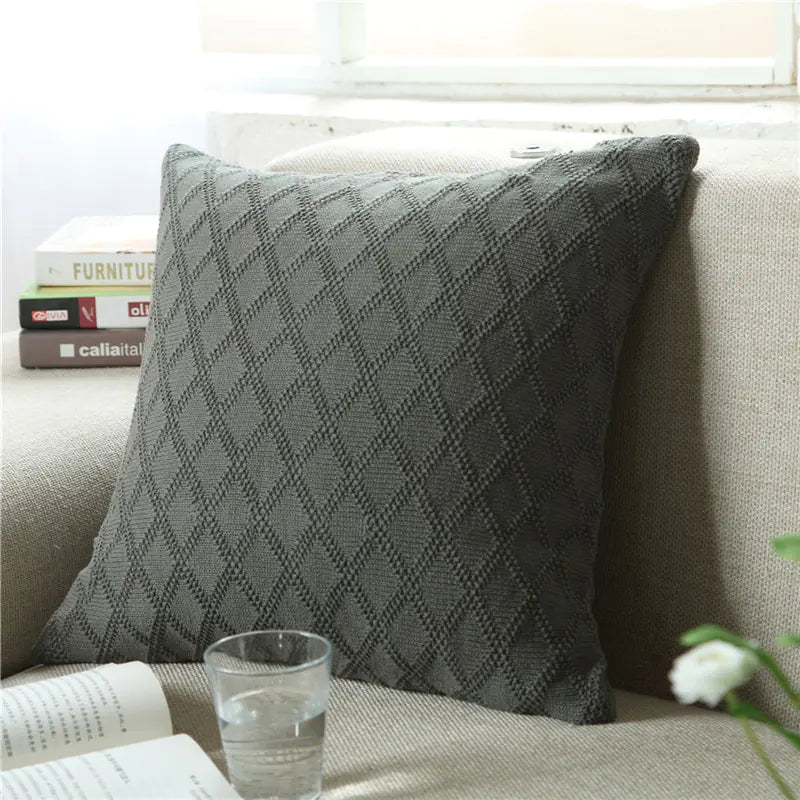 European Pastoral Knit Pillowcase