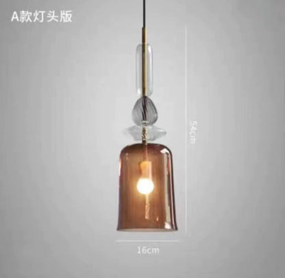 Scandinavian Colorful Glass Pendant Light