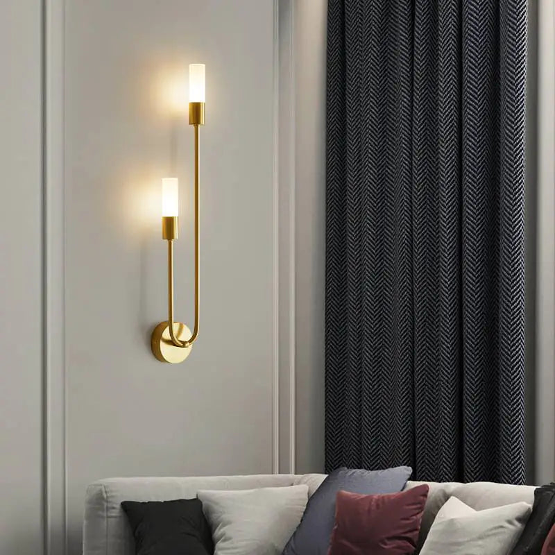 Modern Nordic Double-Head Wall Light for Bedroom