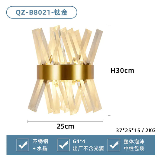 Elegant Crystal Wall Lamp